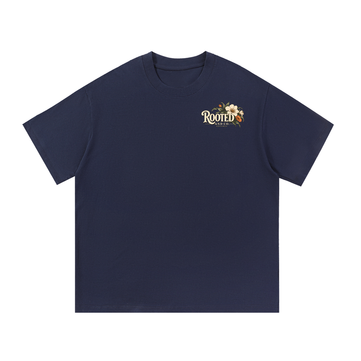 Rooted in Christ | Vintage Floral Christian Tee