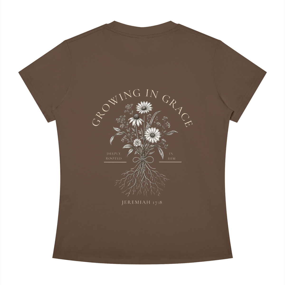 Rooted & Co. Growing in Grace Tee