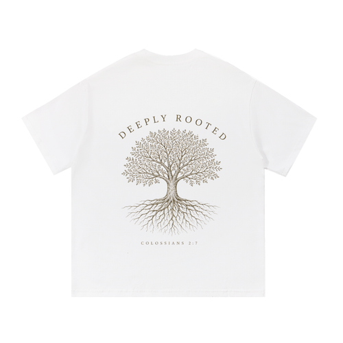 Deeply Rooted Unisex Tee – Colossians 2:7