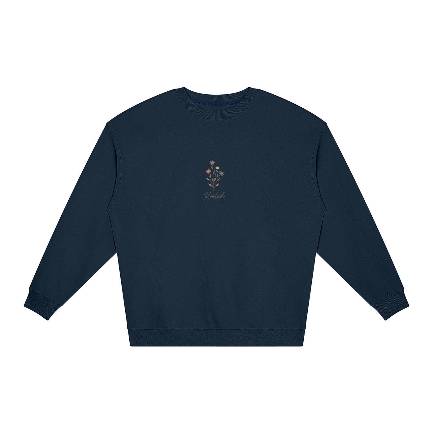 Rooted in Humility Women’s Oversized Crewneck | Philippians 2:3 Christian Sweatshirt