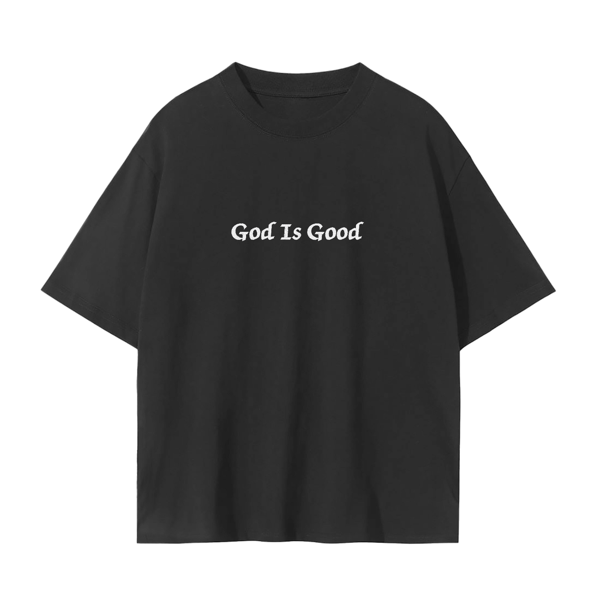 God Is Good All the Time Embroidered Tee | Rooted & Co. Apparel
