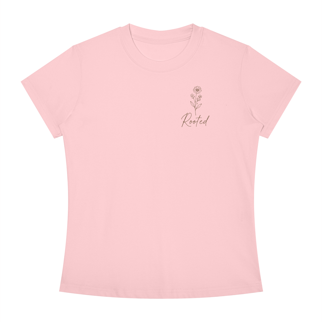 Rooted in Love Women's Floral Heart Tee – 1 Corinthians 13