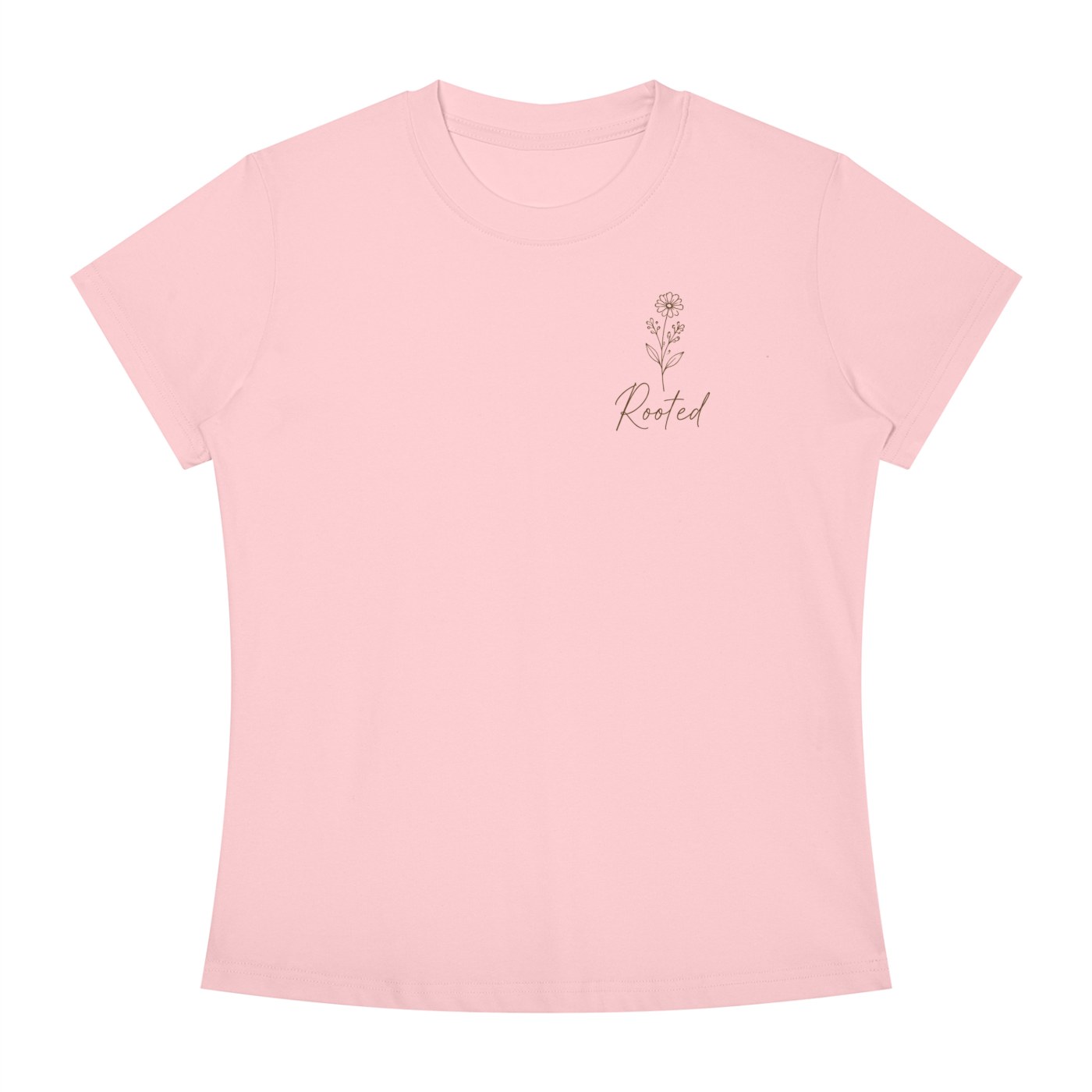 Rooted in Love Women's Floral Heart Tee – 1 Corinthians 13