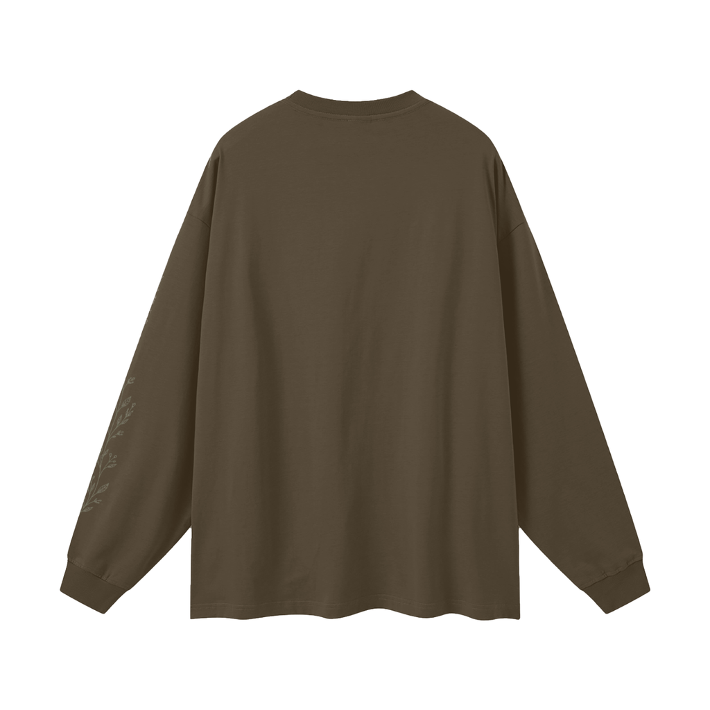 Rooted in Gratitude Women’s Long Sleeve Tee | 1 Thessalonians 5:18