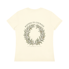 Rooted in Courage Women's Tee | Joshua 1:9 Christian T-Shirt
