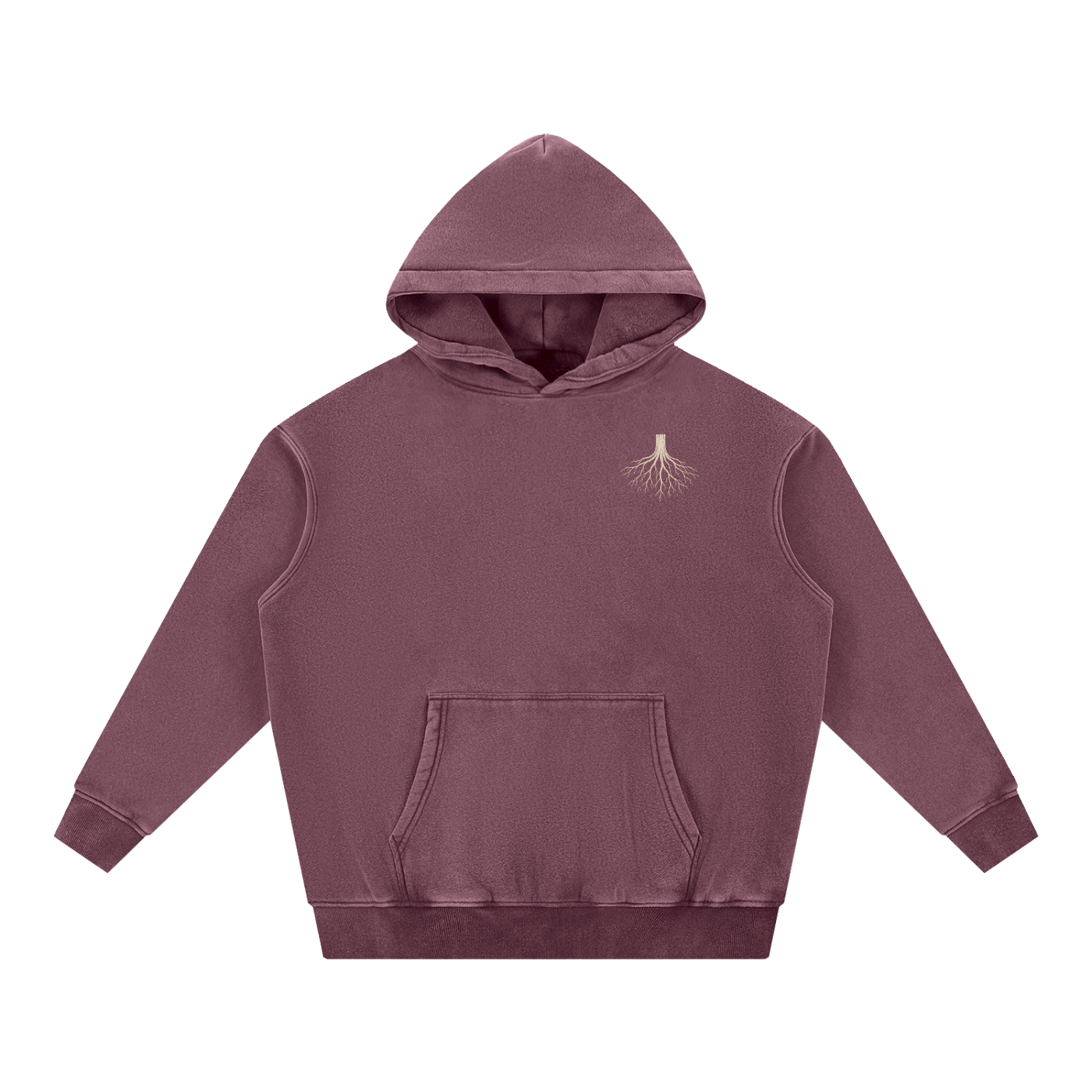 Rooted. Grounded. Unshaken. Men's Heavyweight Hoodie