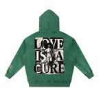 Love Is a Cure | Men's Vintage Christian Hoodie