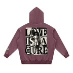 Love Is a Cure | Men's Vintage Christian Hoodie