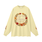 Fall for Jesus — He Never Leaves | Women’s Christian Fall Sweatshirt