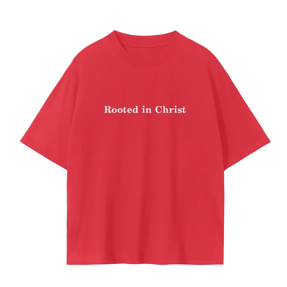 Rooted in Christ Embroidered Tee | Rooted & Co. Apparel