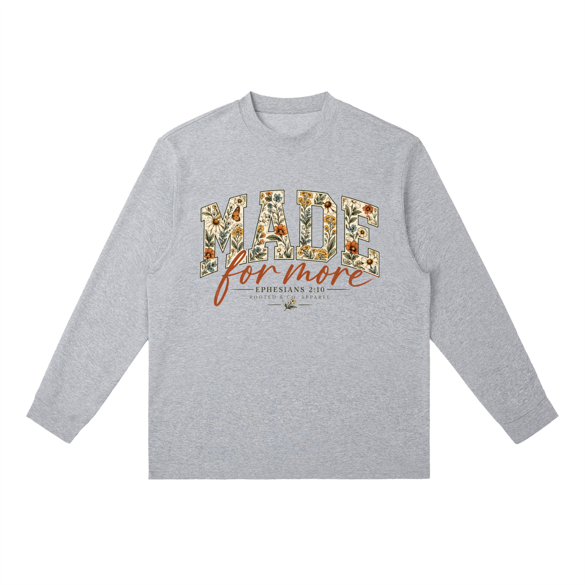 Made for More | Vintage Floral Christian Tee