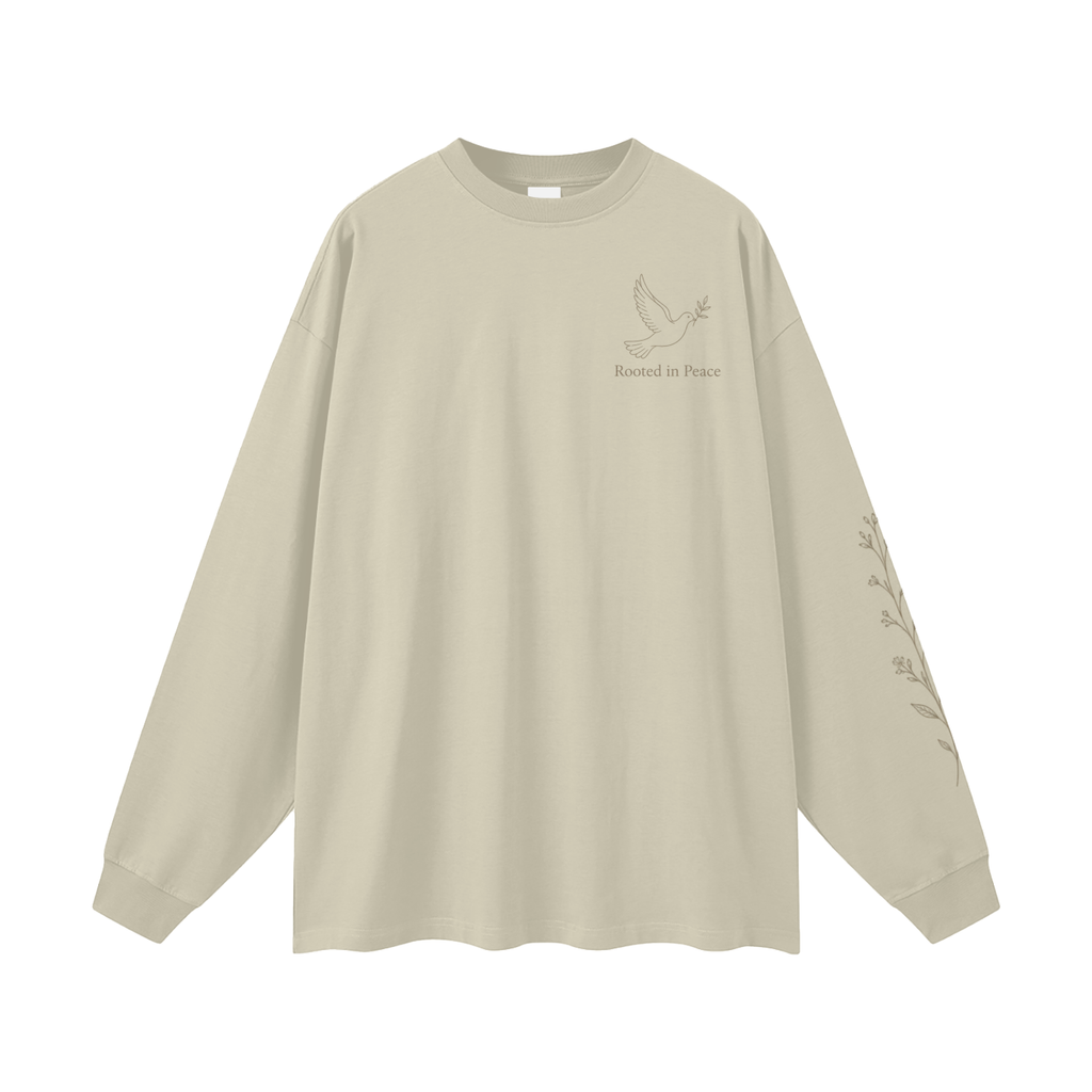 Rooted in Peace Women’s Long Sleeve Tee | Christian Dove Tee