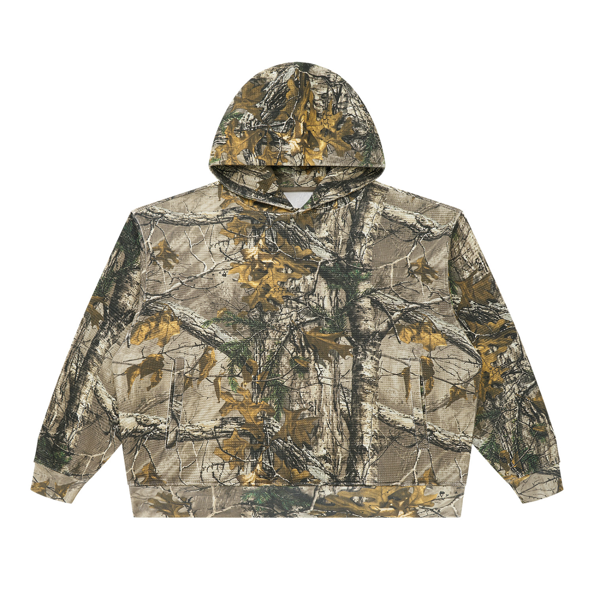 Rooted in Christ | Men's Waffle Knit Camo Hoodie