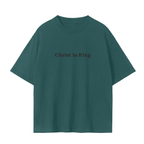 Christ Is King Embroidered Tee | Rooted & Co. Apparel
