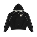 Surrounded by His Goodness | Women's Leopard-Lined Zip-Up Hoodie