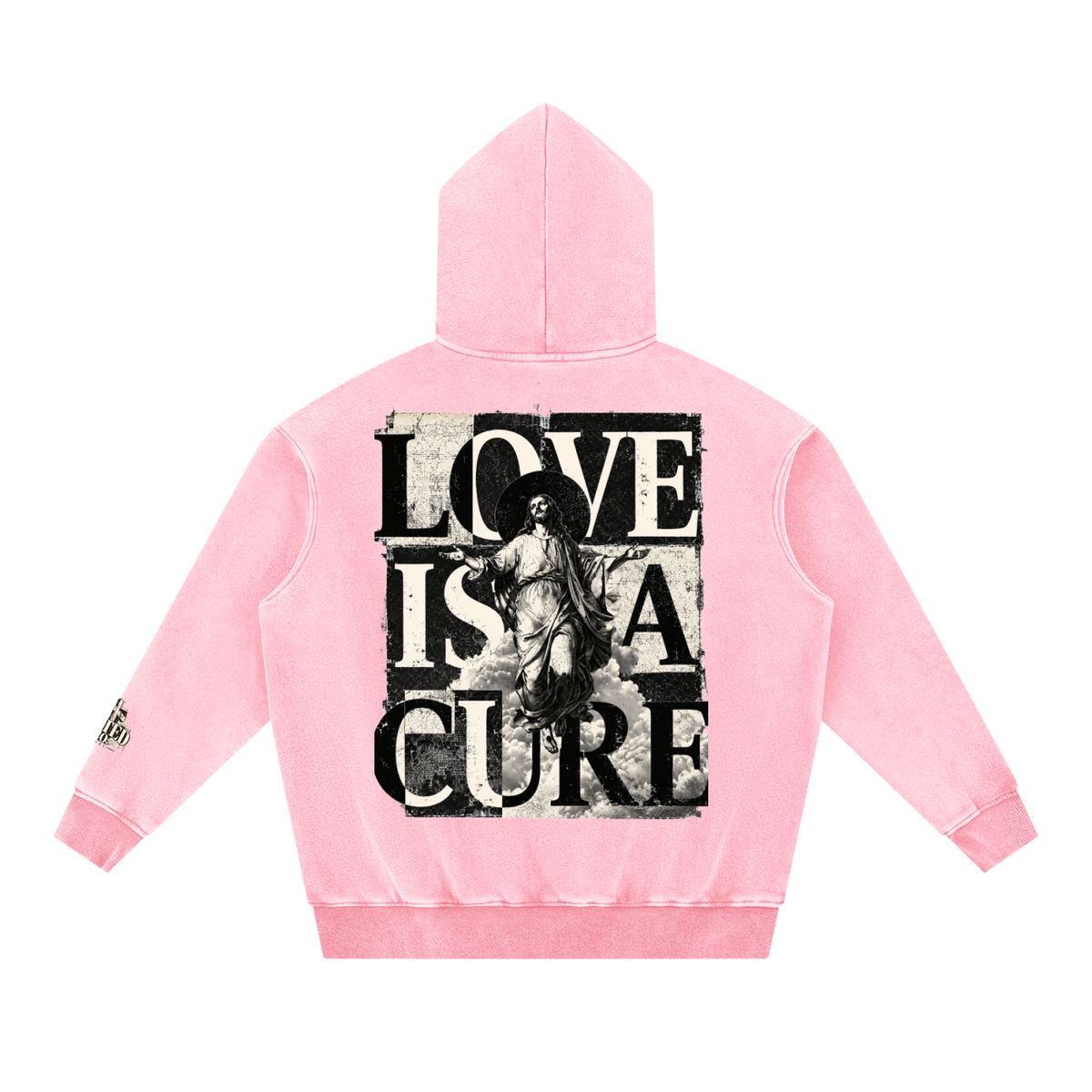 Love Is a Cure | Men's Vintage Christian Hoodie