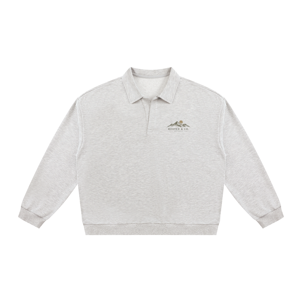 Built on the Rock Collared Sweater | Matthew 7:24