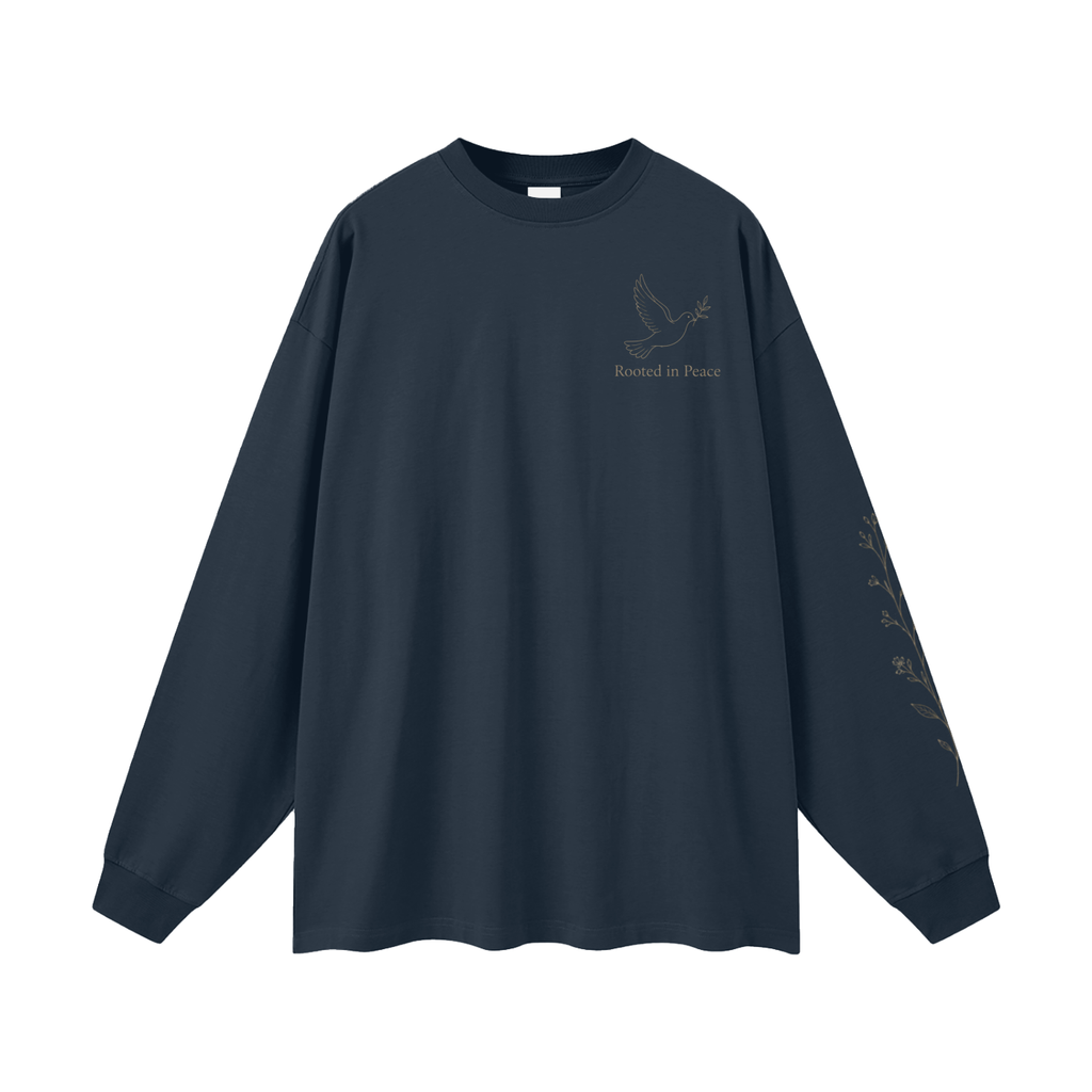 Rooted in Peace Women’s Long Sleeve Tee | Christian Dove Tee