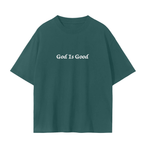 God Is Good All the Time Embroidered Tee | Rooted & Co. Apparel