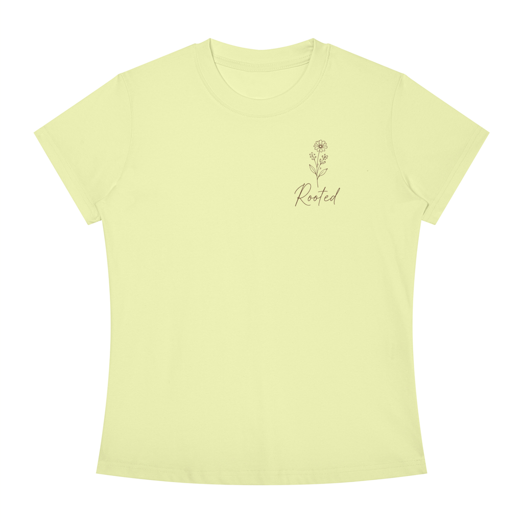 Rooted in Love Women's Floral Heart Tee – 1 Corinthians 13