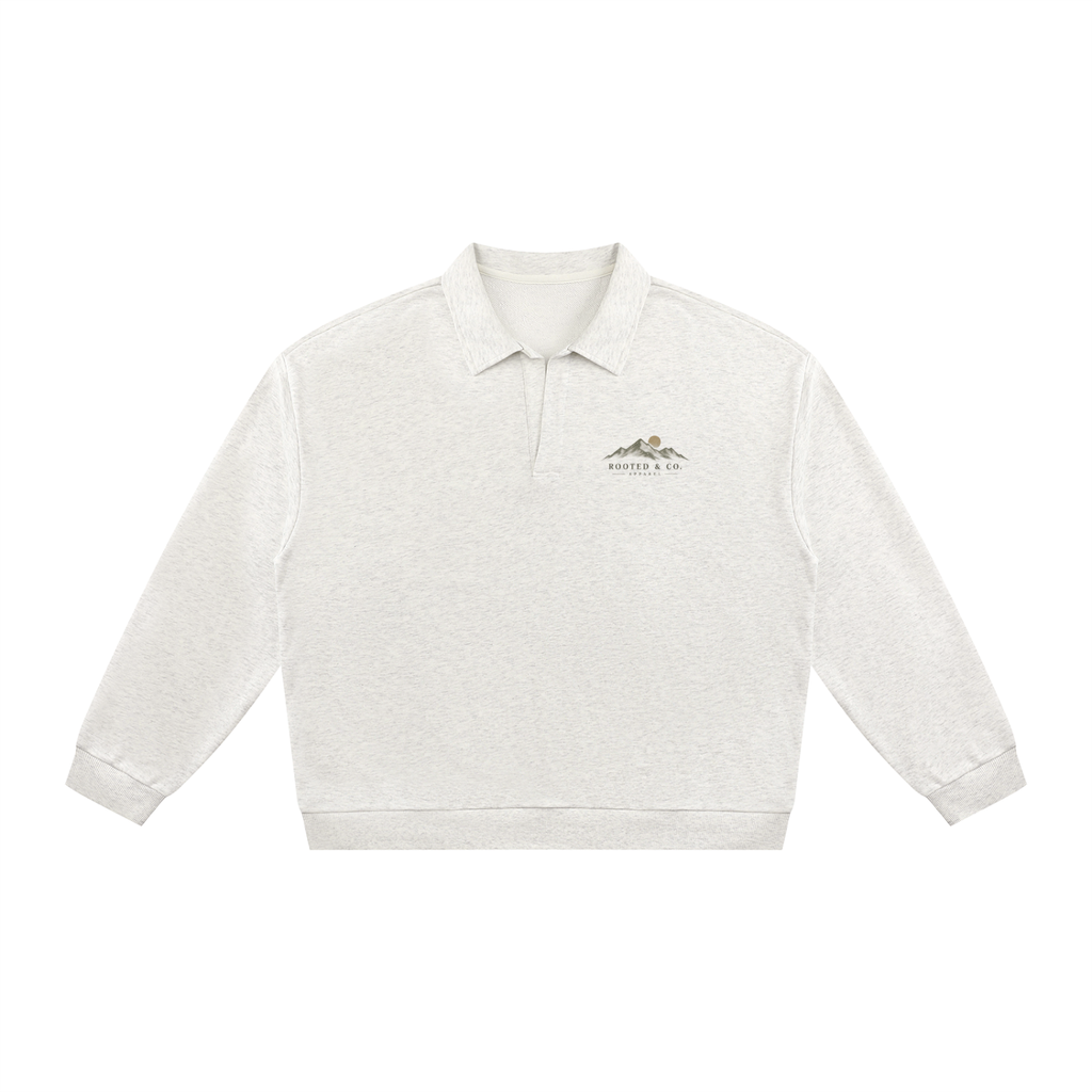 Built on the Rock Collared Sweater | Matthew 7:24