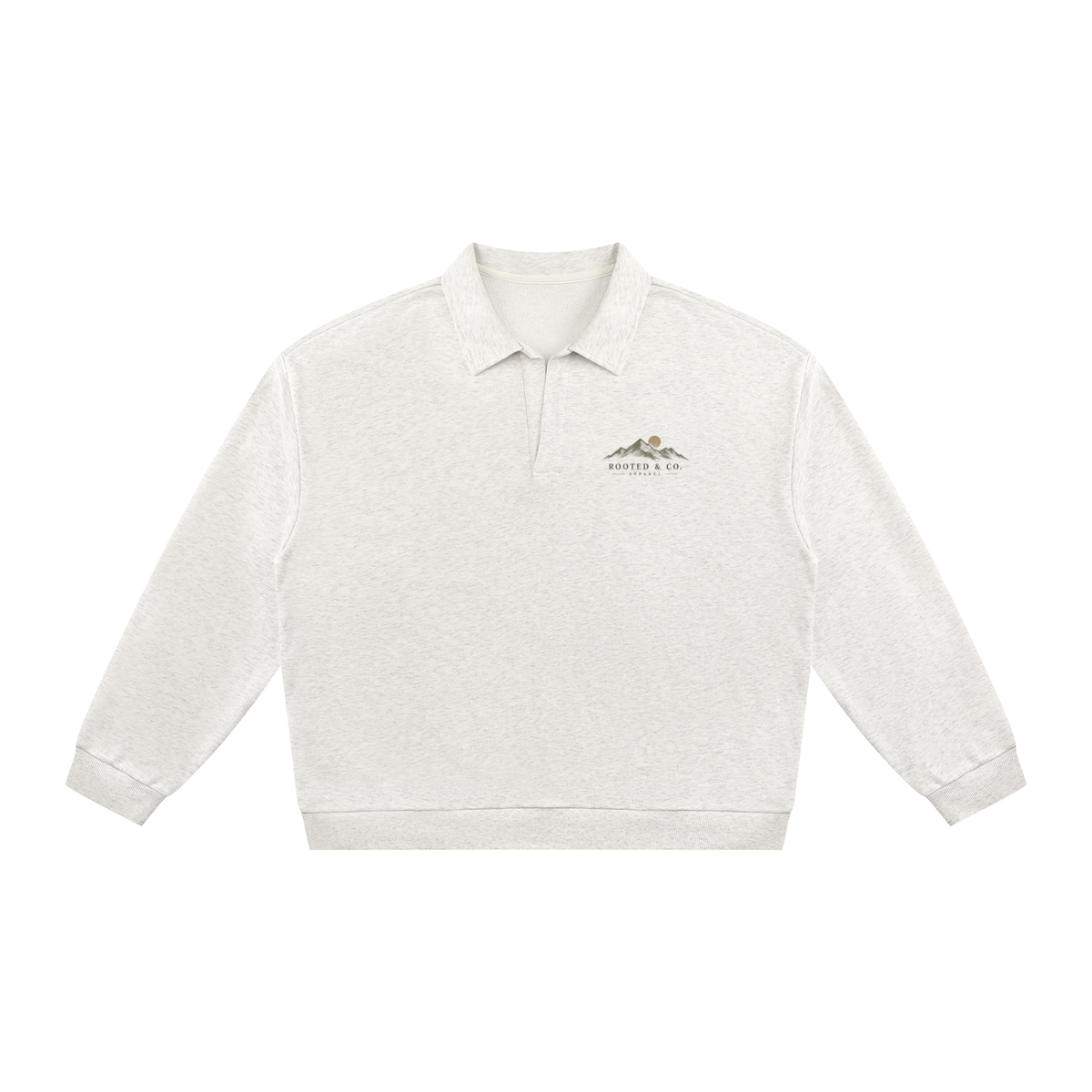 Built on the Rock Collared Sweater | Matthew 7:24