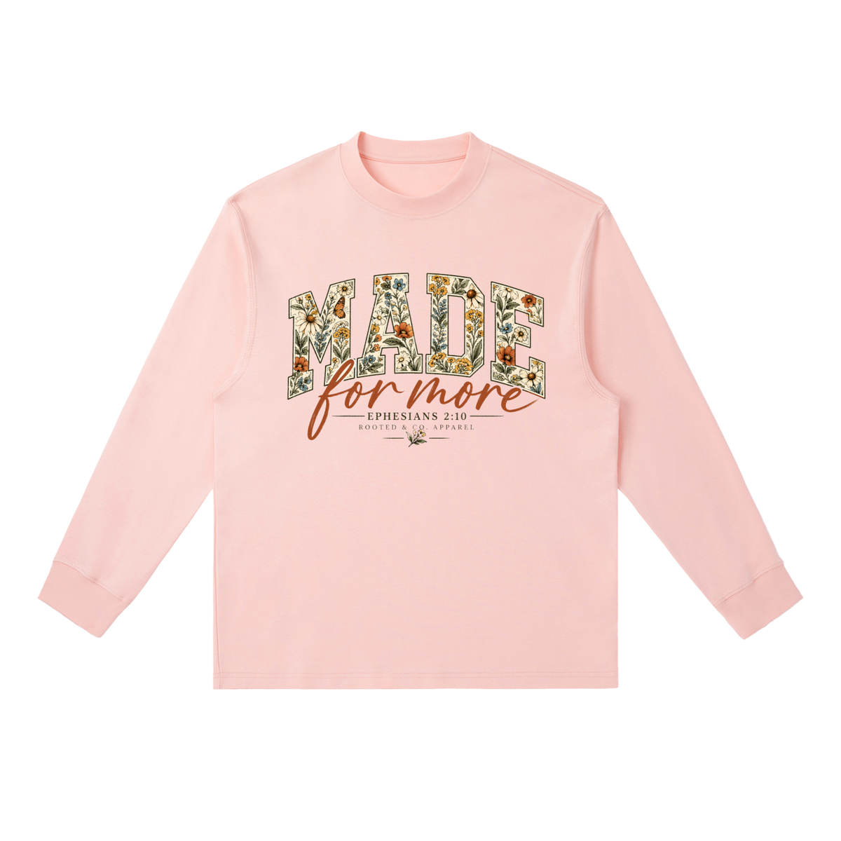 Made for More | Vintage Floral Christian Tee