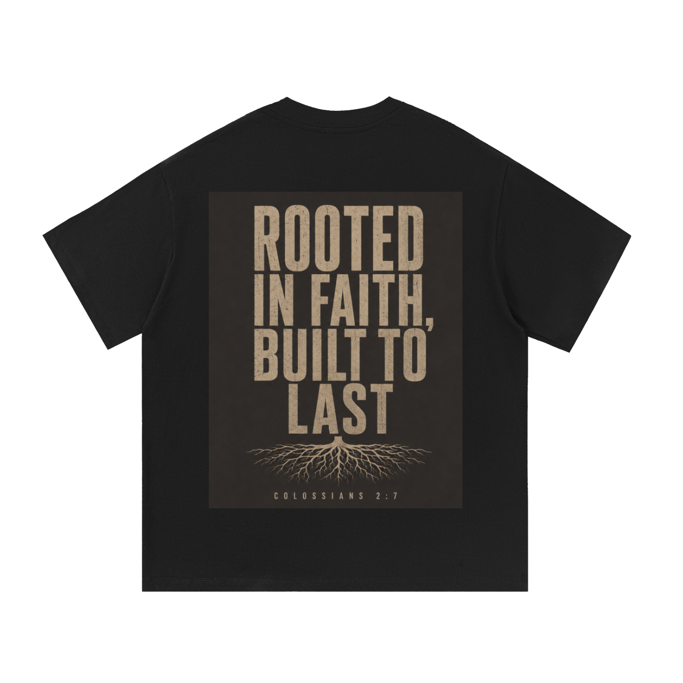 Rooted in Faith, Built to Last Men's Tee