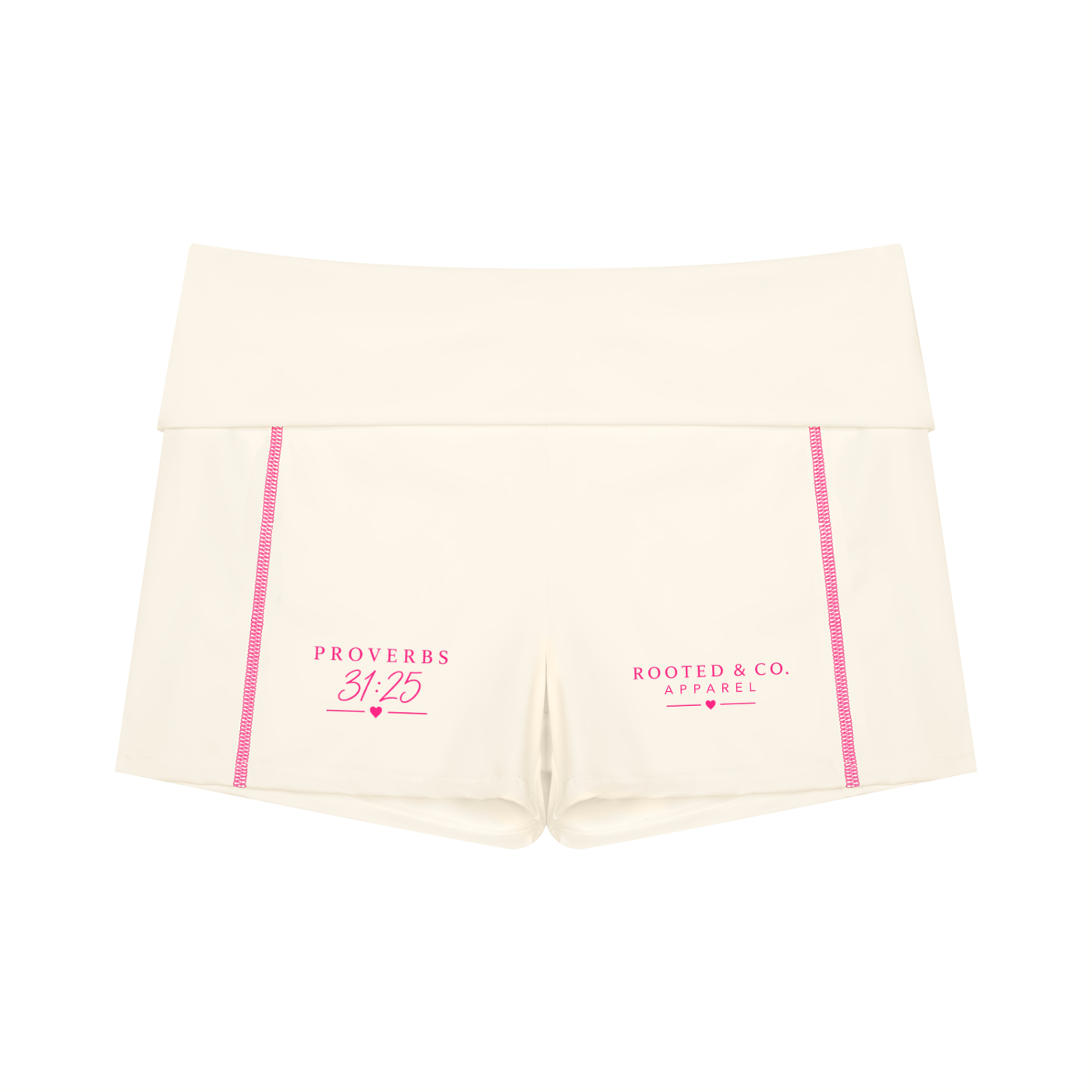 Strength & Dignity Biker Shorts | Proverbs 31:25 Christian Activewear
